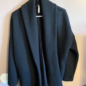 Fabletics black oversized cardigan